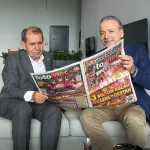 Galatasaray Başkanı Dursun Özbek, Fotomaç’ın şampiyonluk sayfalarını çok beğendiğini söyledi.webp