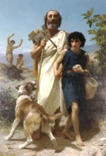 William-Adolphe_Bouguereau_(1825-1905)_-_Homer_and_his_Guide_(1874).webp